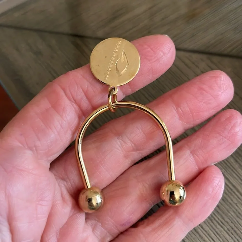 Vintage Boxed Gold-tone Marc Anthony Key Ring